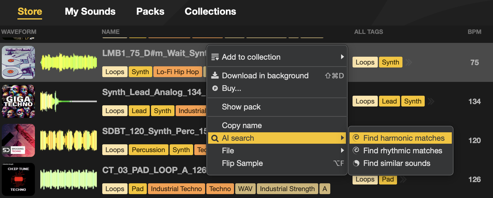 01 - How do I use Harmonic Matching in Loopcloud?.png